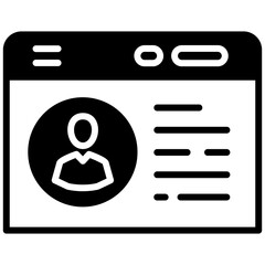 Profile Identity Icon