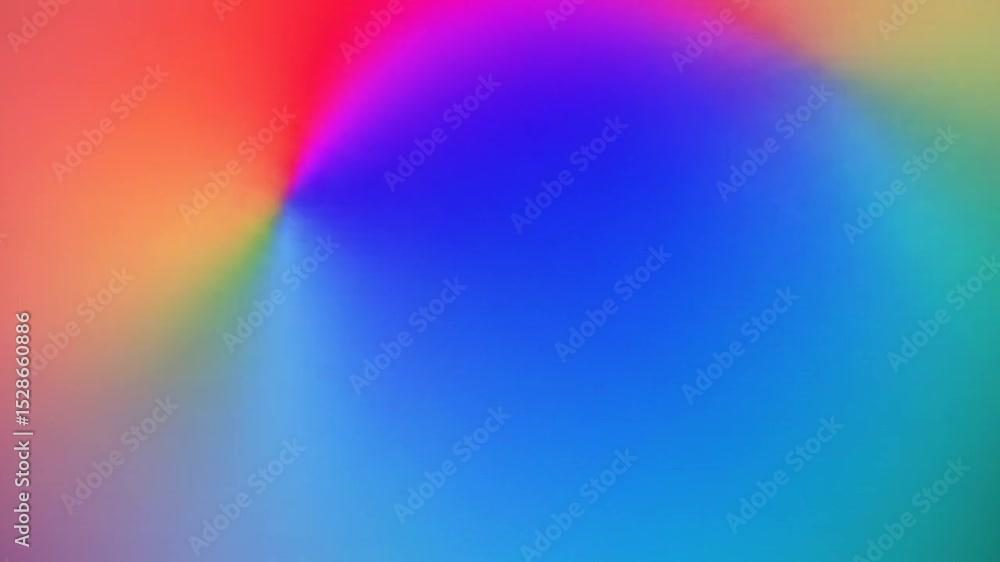 Poster a blurred, gradient background transitioning from a deep fuchsia purple to a vibrant teal blue.