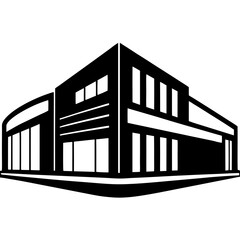 Modern commercial building architectural design
