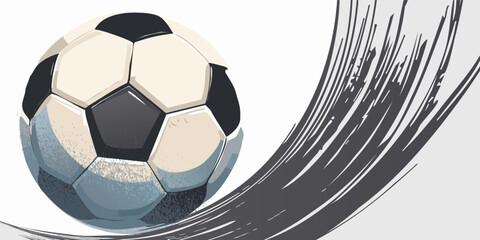 Soccer background leather soccer ball. Soccer balls or football ball.