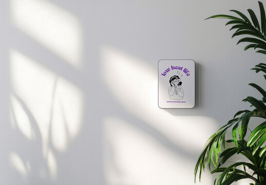 Curve Photo Frame Mockup