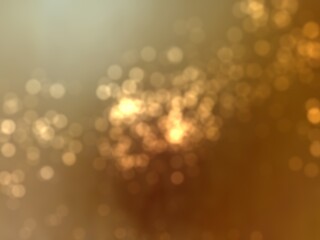 golden bokeh background