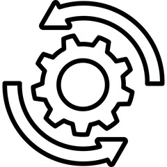 Process line icon