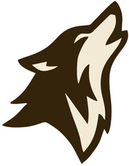 This wolf logo embraces a minimalist and geometric design with bold, sharp lines that highlight its fierce presence. The red and orange color scheme symbolizes energy, passion, and strength, giving th