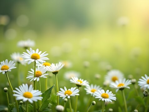 A beautiful arrangement of daisies in a field