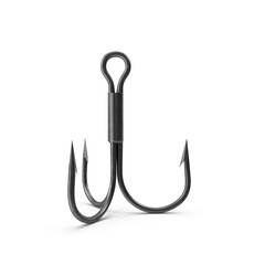 Fishing Hook Isolated on Transparent Background