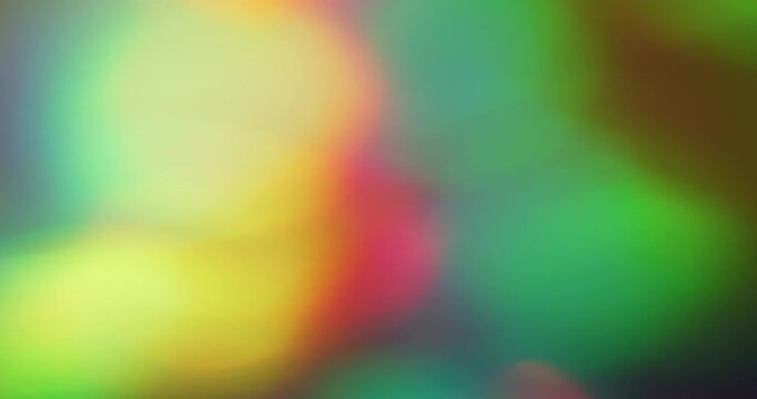 Blur leak. Rainbow glow flare. Old film colorful light refraction sun ray glare background. Prism luminosity cinematic vintage overlay.