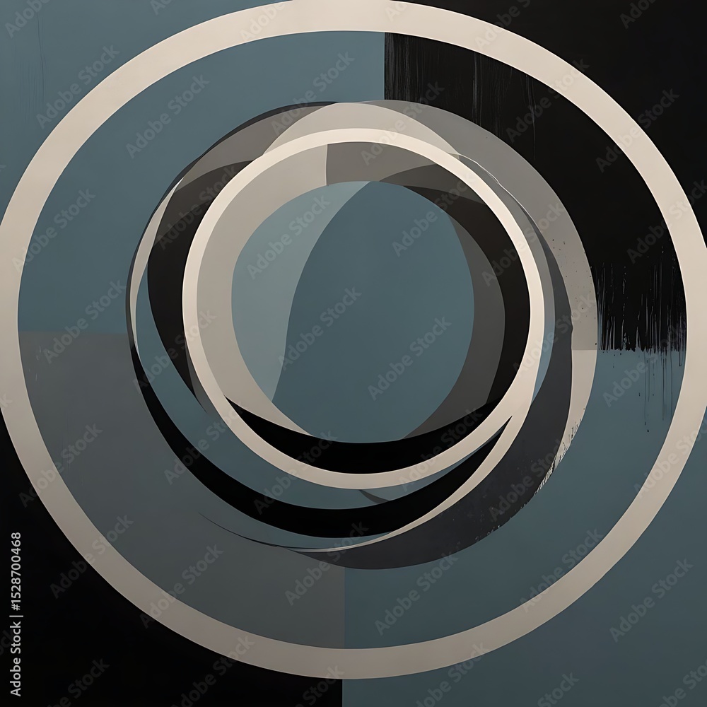 Aufkleber abstract metallic circle vector design, a glossy blank round web icon template with technology eleme