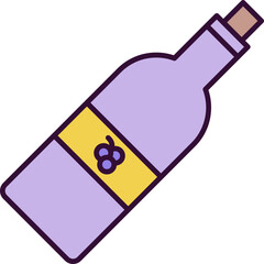 Beverage Lineal Colo Icon Element