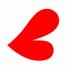 Woman's red lips on white background. Great for lipstick and sexy woman logos. Vector illustration.