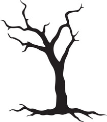 Tree silhouette Vector | Minimalist & Trendy Tree Silhouette Design | Unique & Stylish Tree Artwork for Vector design