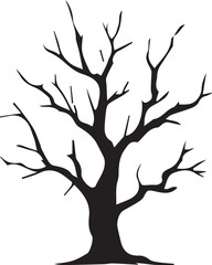 Tree silhouette Vector | Minimalist & Trendy Tree Silhouette Design | Unique & Stylish Tree Artwork for Vector design