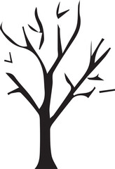 Tree silhouette Vector | Minimalist & Trendy Tree Silhouette Design | Unique & Stylish Tree Artwork for Vector design