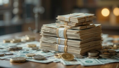 stack of money