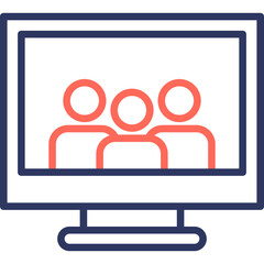 Visitor line color icon