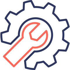 Maintenance line color icon