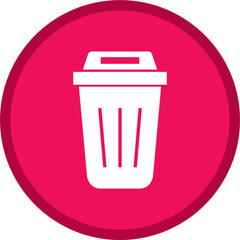 garbage trash icon vector for any design