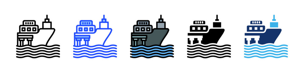 Dock Icon Collection With Multiple Styles