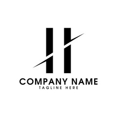Modern vector design Logo Letter H