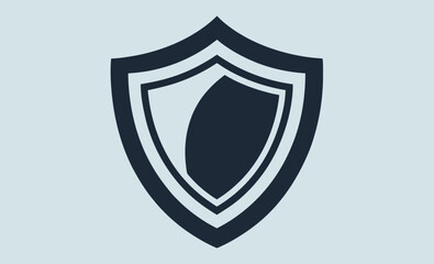 Shield silhouette,  shields. Shield icon vector, badge shape. Security, football patches, Vector military black silhouettes 