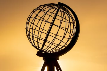 Fototapete Rund North Cape Globe - Norway © Adwo