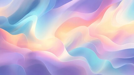 Obraz premium Abstract backgrounds with calming, flowing rhythms in soft, pastel hues. Oscillation. Illustration. High quality