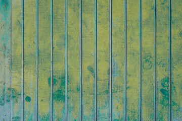 Weathered green painted wooden panel