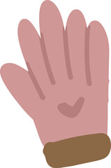 Pink Glove Illustration