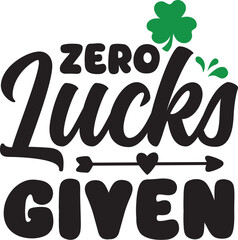 zero lucks given svg