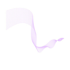 Obraz premium Dynamic Flow Line Art