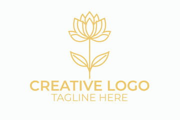 vector logo flower