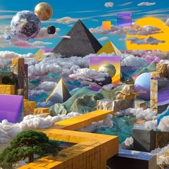 Fantastical Surreal Landscape