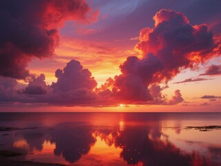 Sunset Over Calm Waters