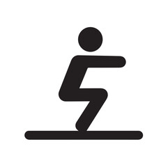Squat Exercise Icon