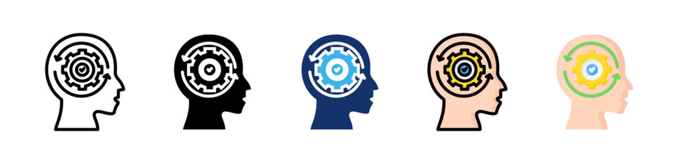 Regression Icon Collection With Multiple Styles