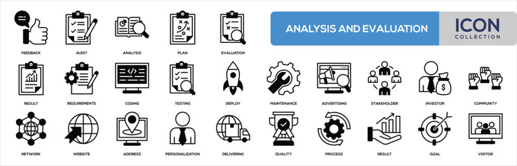 Analysis and Evaluation Mixed Icon Collection