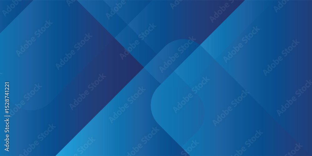 Canvas Prints abstract blue background with glowing geometric lines. modern blue gradient square shape design. fut
