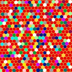 abstract colorful background ,suitable for wallpaper ,kimono pattern ,carpet design ,textile and mosaic. Vector illustration 