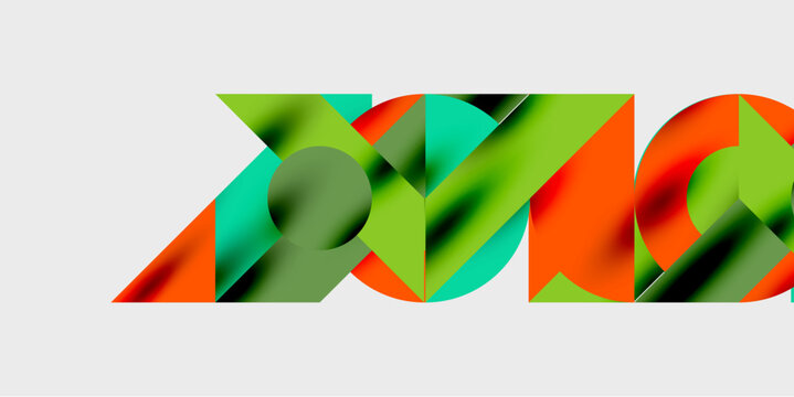 Abstract geometric shapes, vibrant colors blend. Text XIO appears fragmented, dynamic composition. Minimalist design, modern aesthetic.