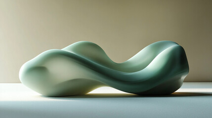abstract organic 3D nature shape