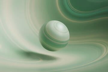 Floating Jade Sphere