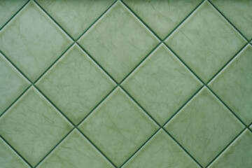 Sage green diamond pattern background texture tiles wallpaper design element for interior decor 