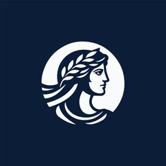 Athena goddess logo