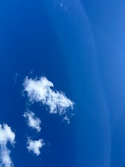 blue sky with clouds
