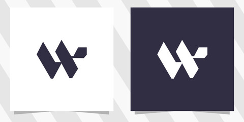 letter w logo design vector