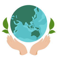 save the earth illustration