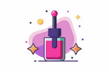 nail polish drop falling brush manicure