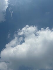 blue sky with clouds