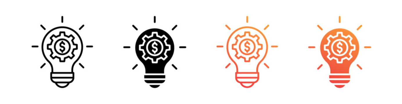 Innovation Multiple Style Icon Set Collection 