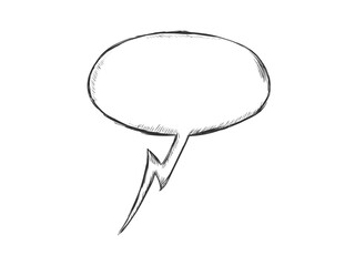 A Bolt of Inspiration Lightning Speech Bubble Image
